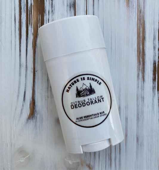 Citrus Tallow Deodorant Organic