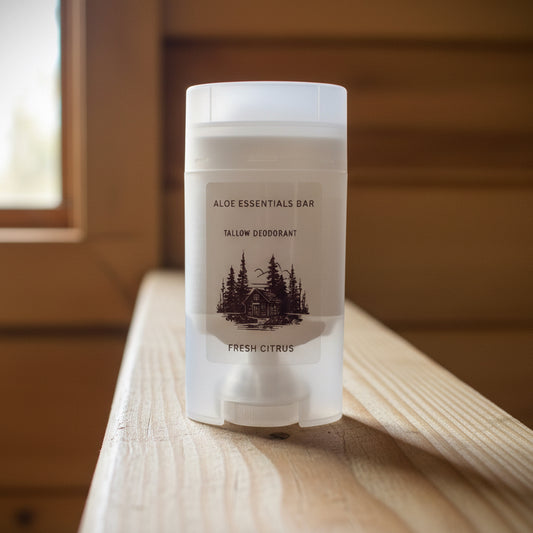 Deodorant Fresh Citrus Tallow - Grass Fed Organic